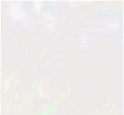 Kartka z fioletowymi życzeniami Miłego Dnia